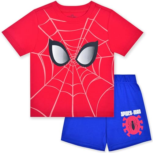 Kids 2-Piece Spider Web Outfit (Shirt & Shorts) – 6/7