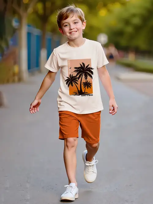 Boys 'Believe In Yourself' Two-Tone Outfit – 7/8Y