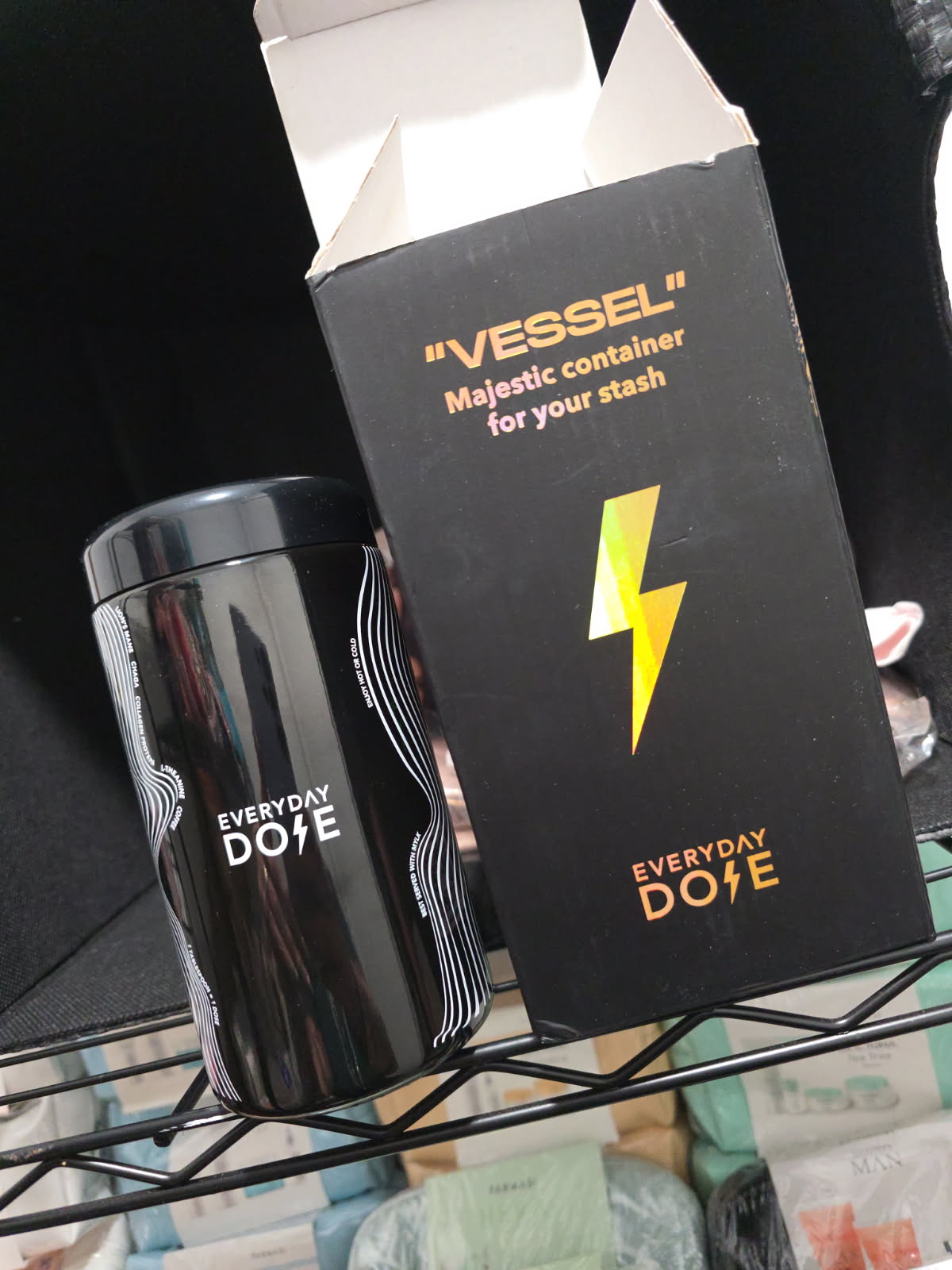 Everyday Dose Vessel Airtight Glass Container New NIB