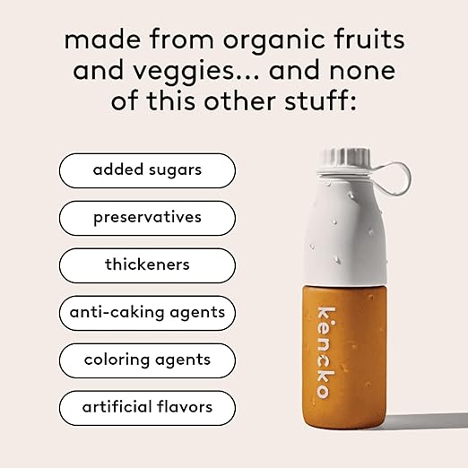 Kencko’s Reusable Smoothie Shaker Bottle
