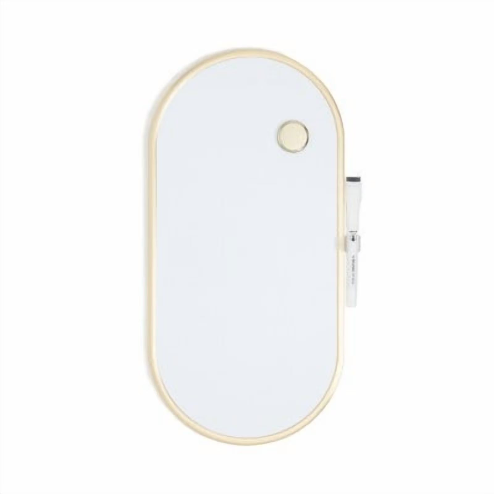 Metal Frame Oval Dry Erase