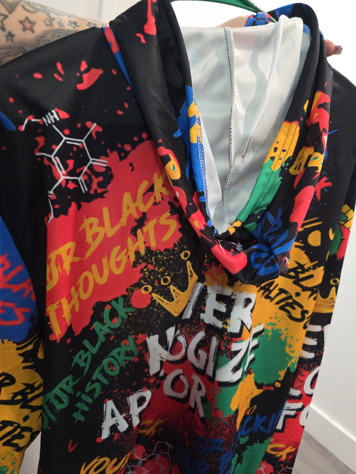 Men's two XL Black pride  Hoodie