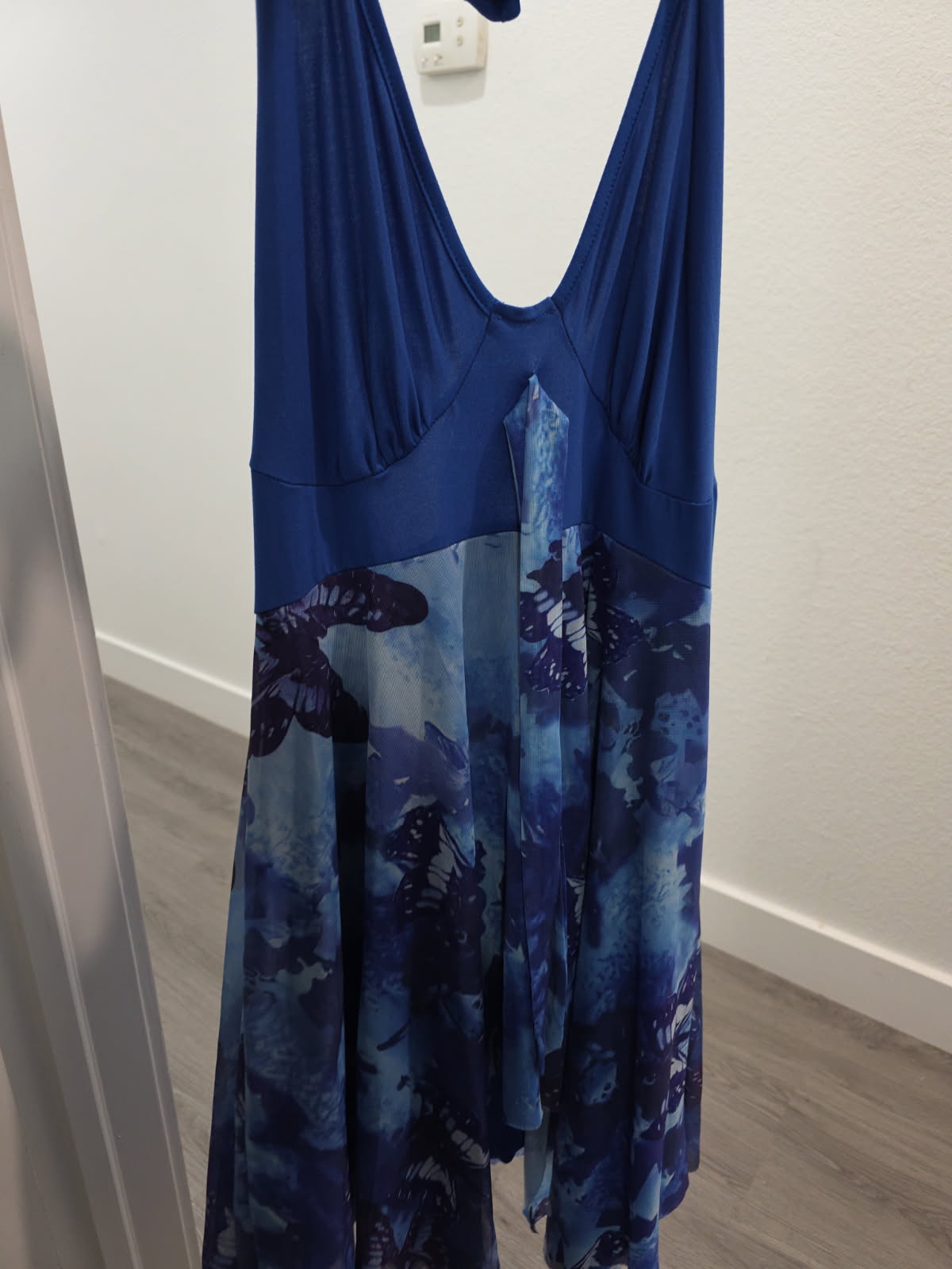 Elie Tahari Blue Floral Sleeveless Maxi Dress Size Women's S/P