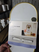 Metal Frame Oval Dry Erase