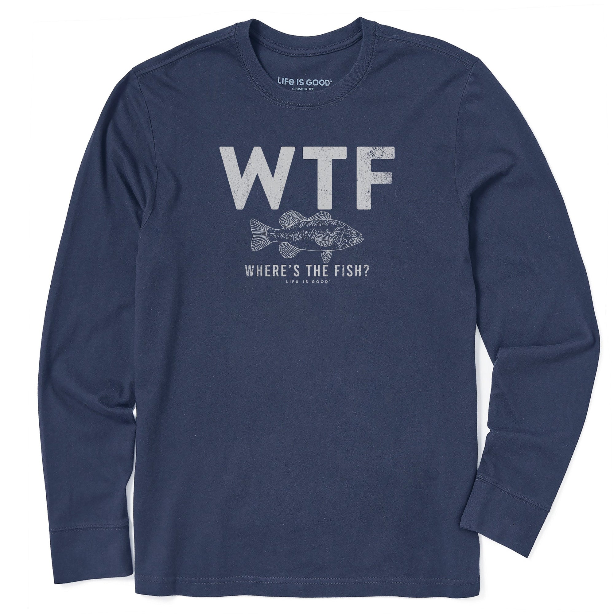 Funny Graphic Long Sleeve – “WTF” – XXL