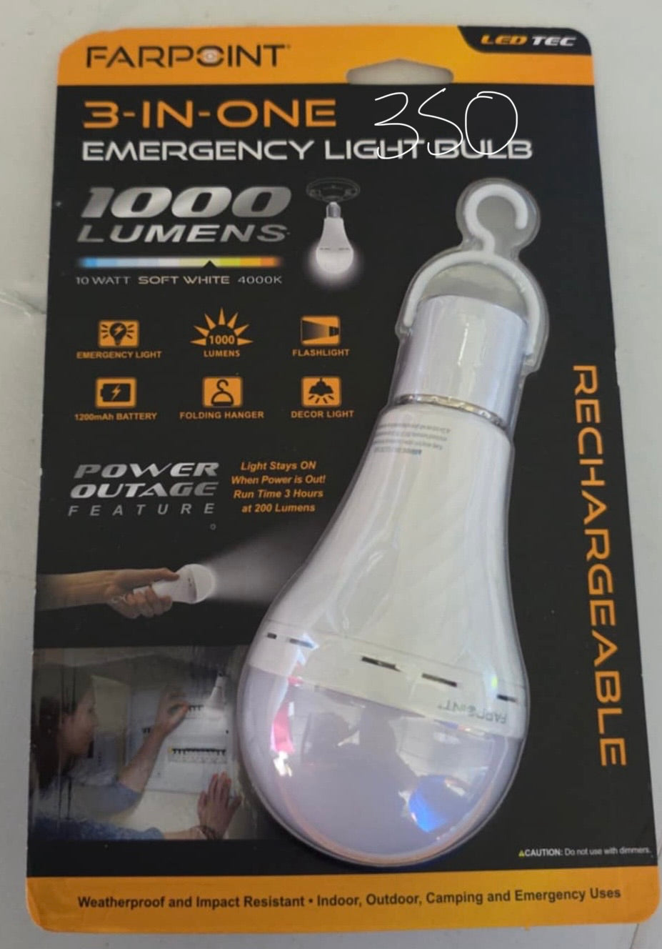 3 in 1 Lightbulb