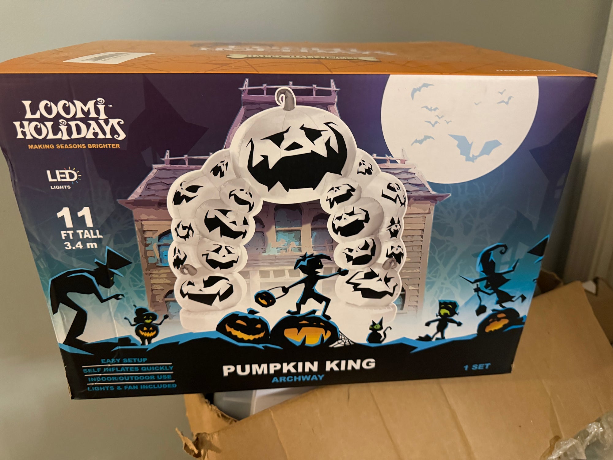 Blowup led halloween inflatable limited edition