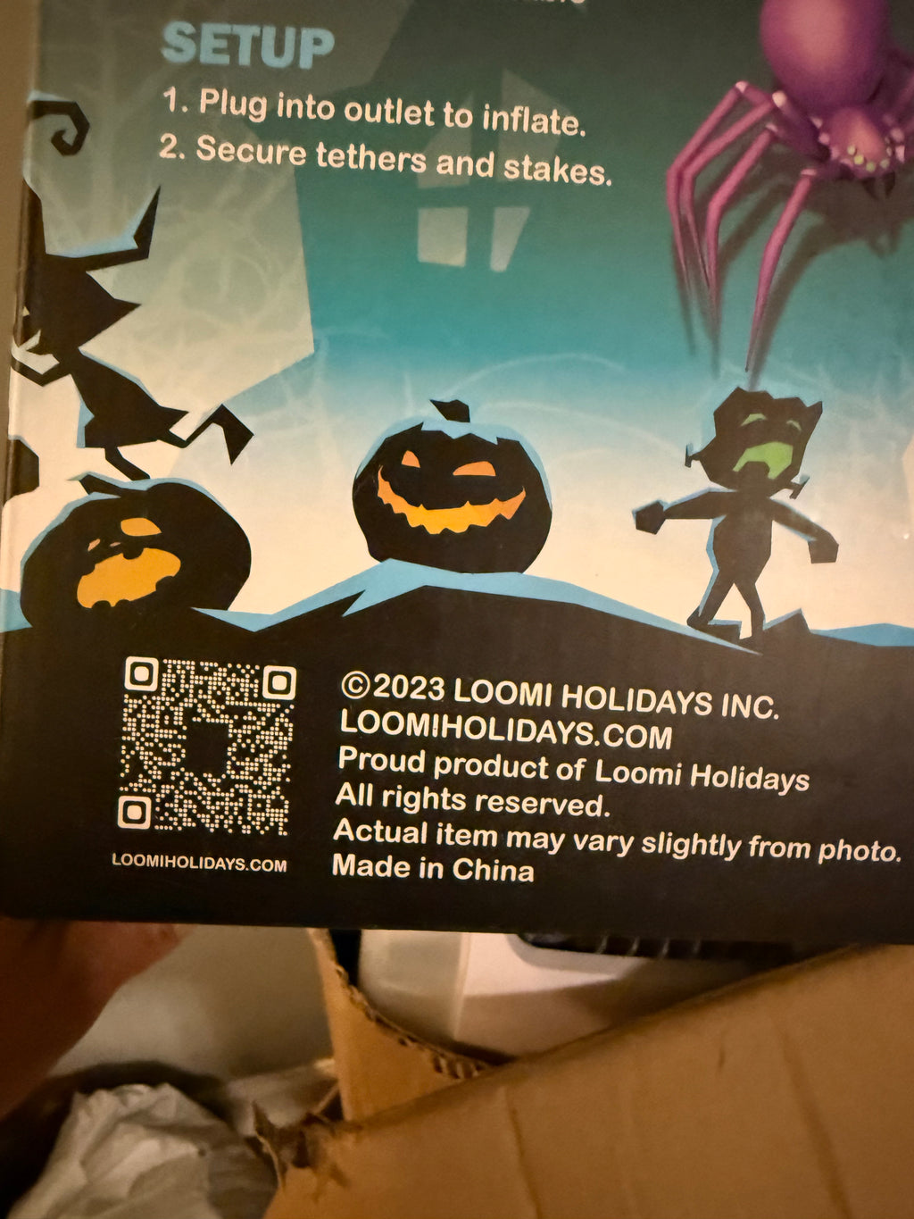 Blowup led halloween inflatable limited edition