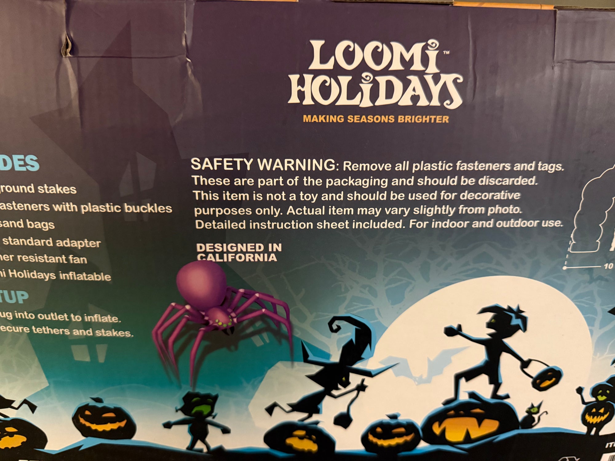 Blowup led halloween inflatable limited edition