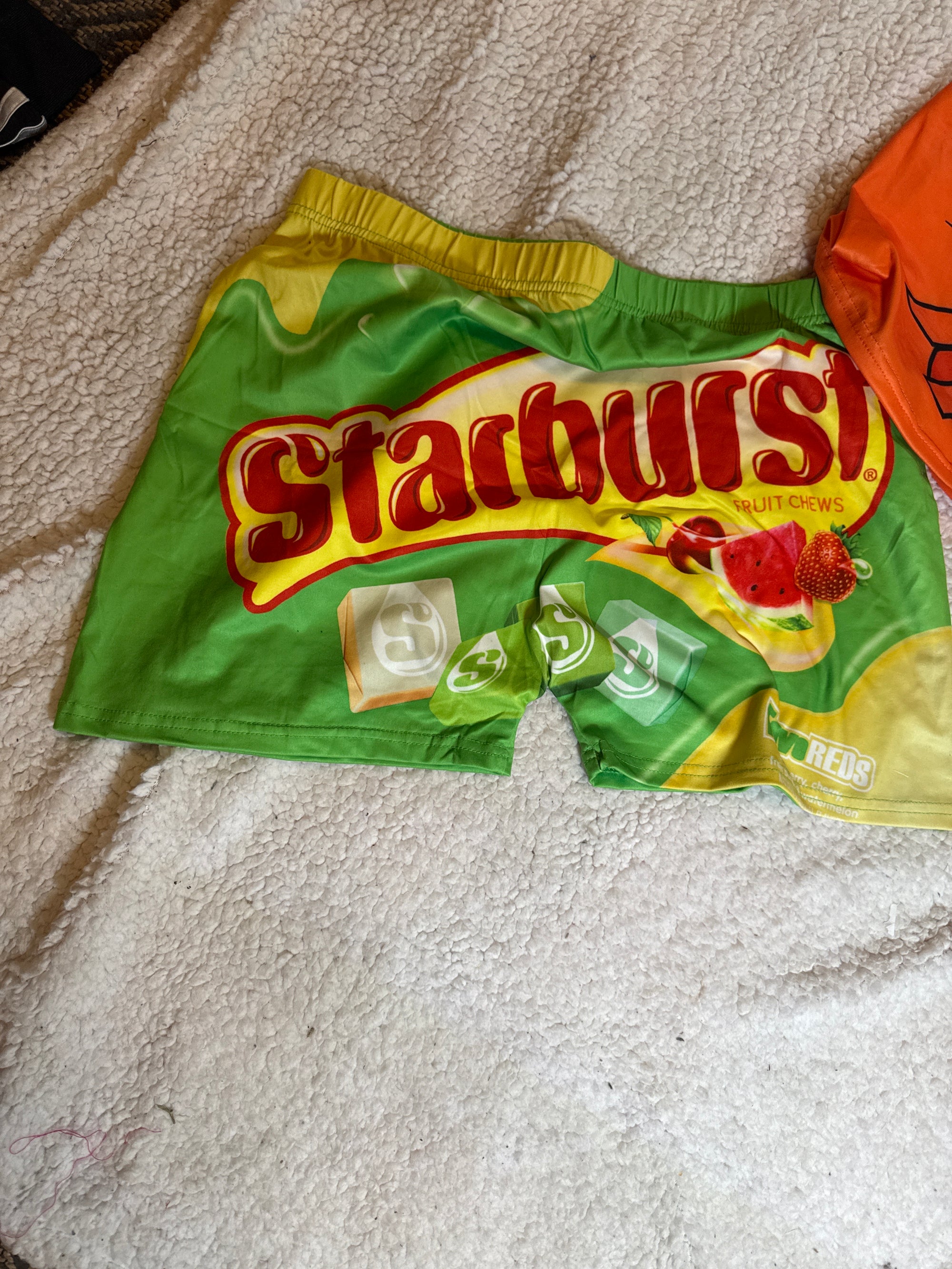 Starburst Fruit Chews Shorts – Green