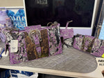 Purple Camo Western Buckle Handbag Set (3‑Piece)