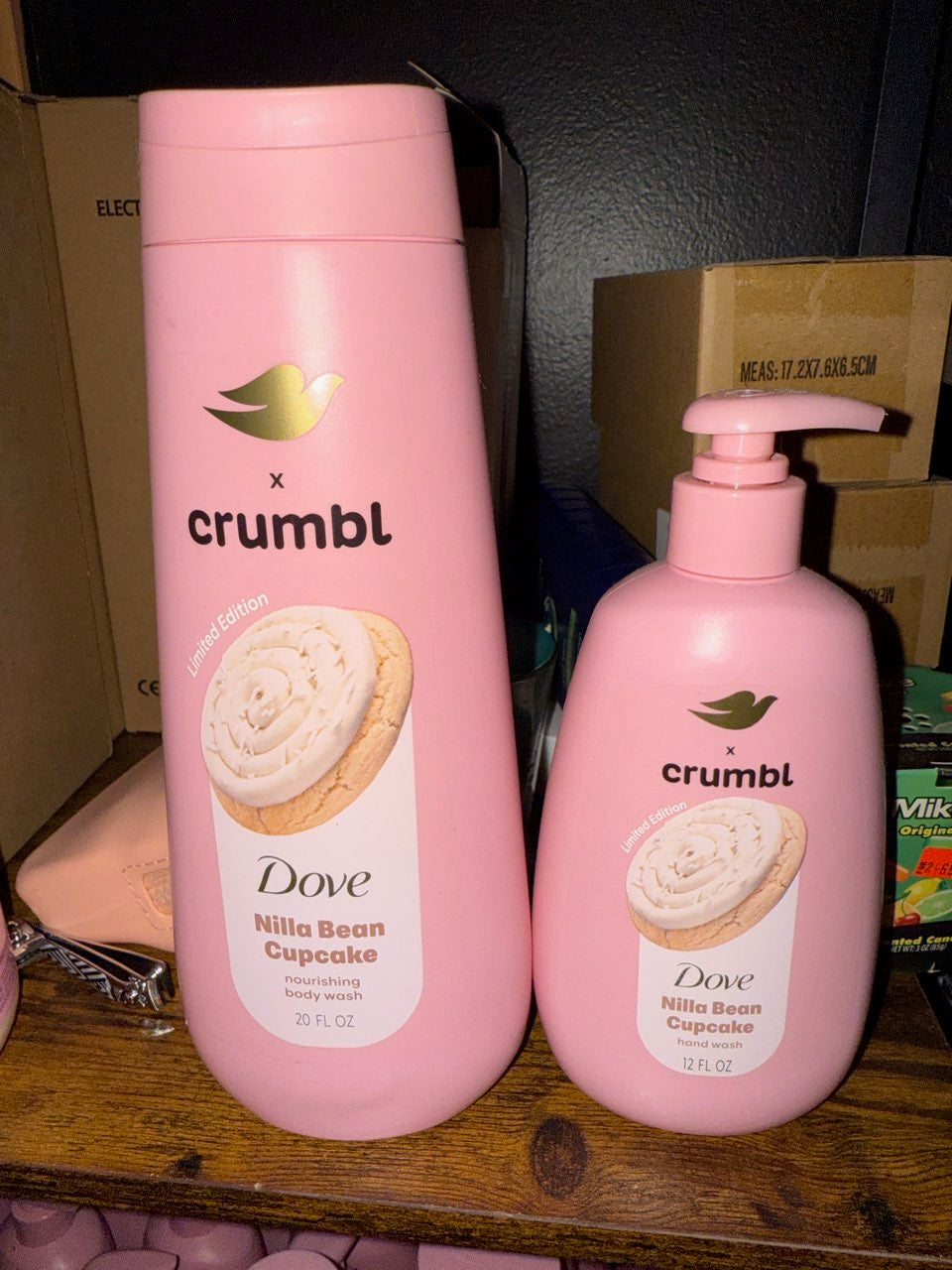 Dove × Crumbl Strawberry Crumb Cake 2‑Piece Set