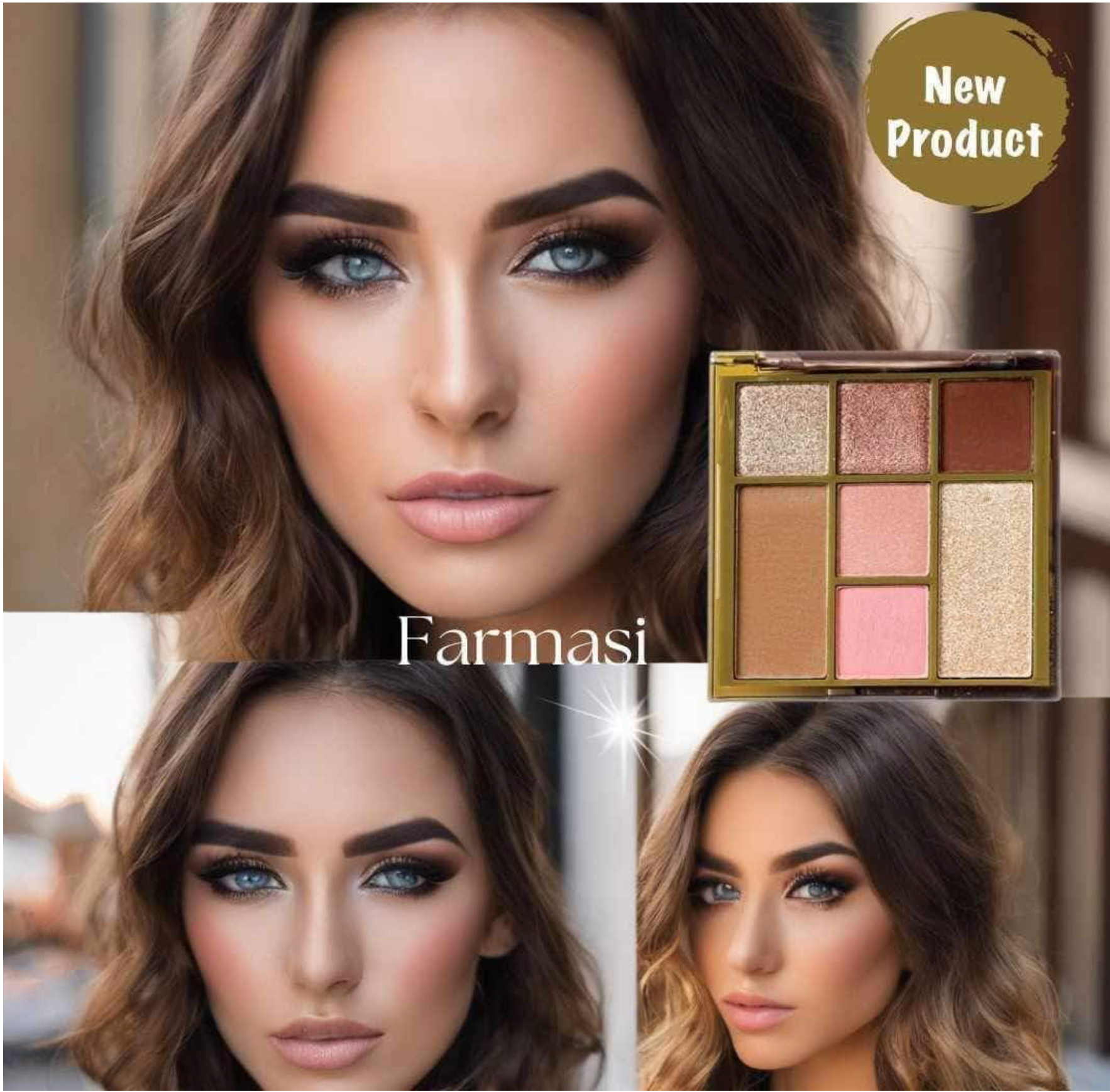 Farmasi Infinit All-in-One Makeup Face Palette All in One, Eyeshadow Palette 9g