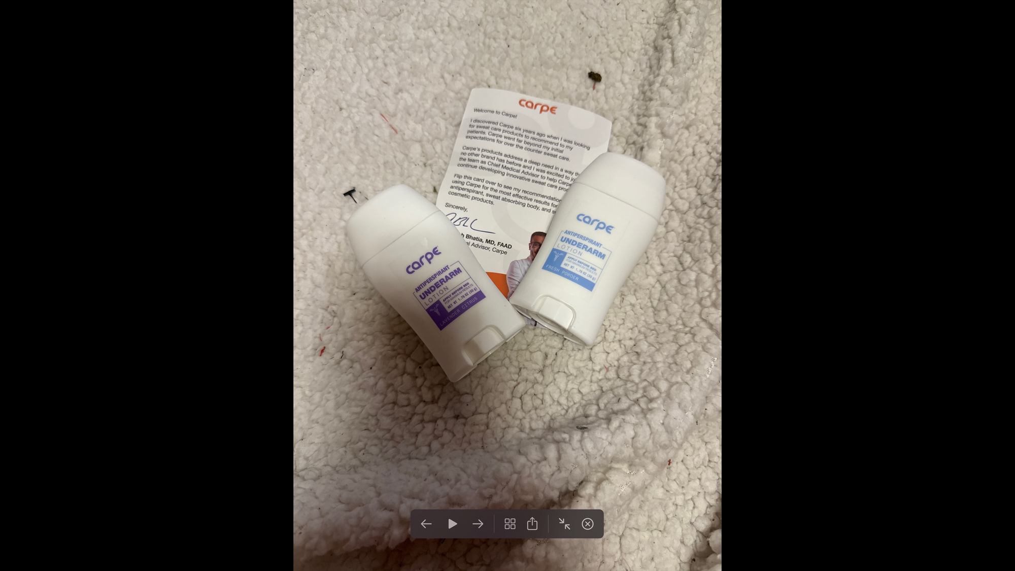 Carpe Antiperspirant Underarm Lotion – 2 Pack