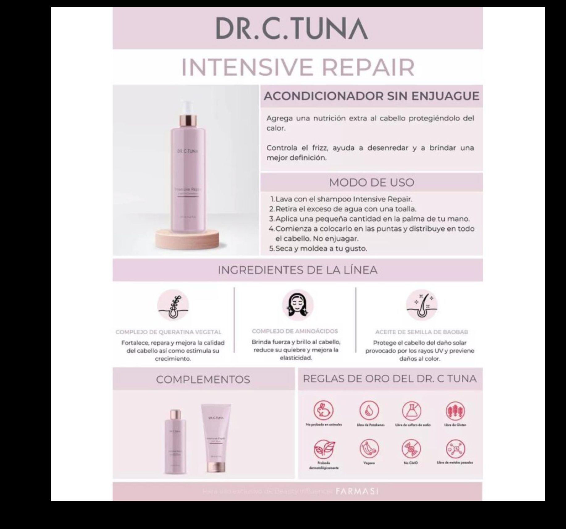 FARMASI doctor, C tuna intensive repair set