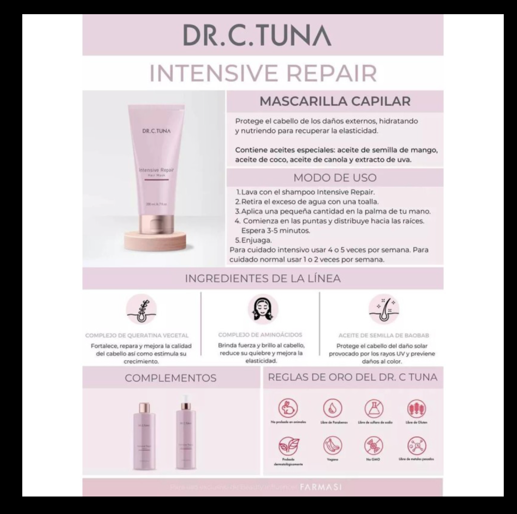 FARMASI doctor, C tuna intensive repair set