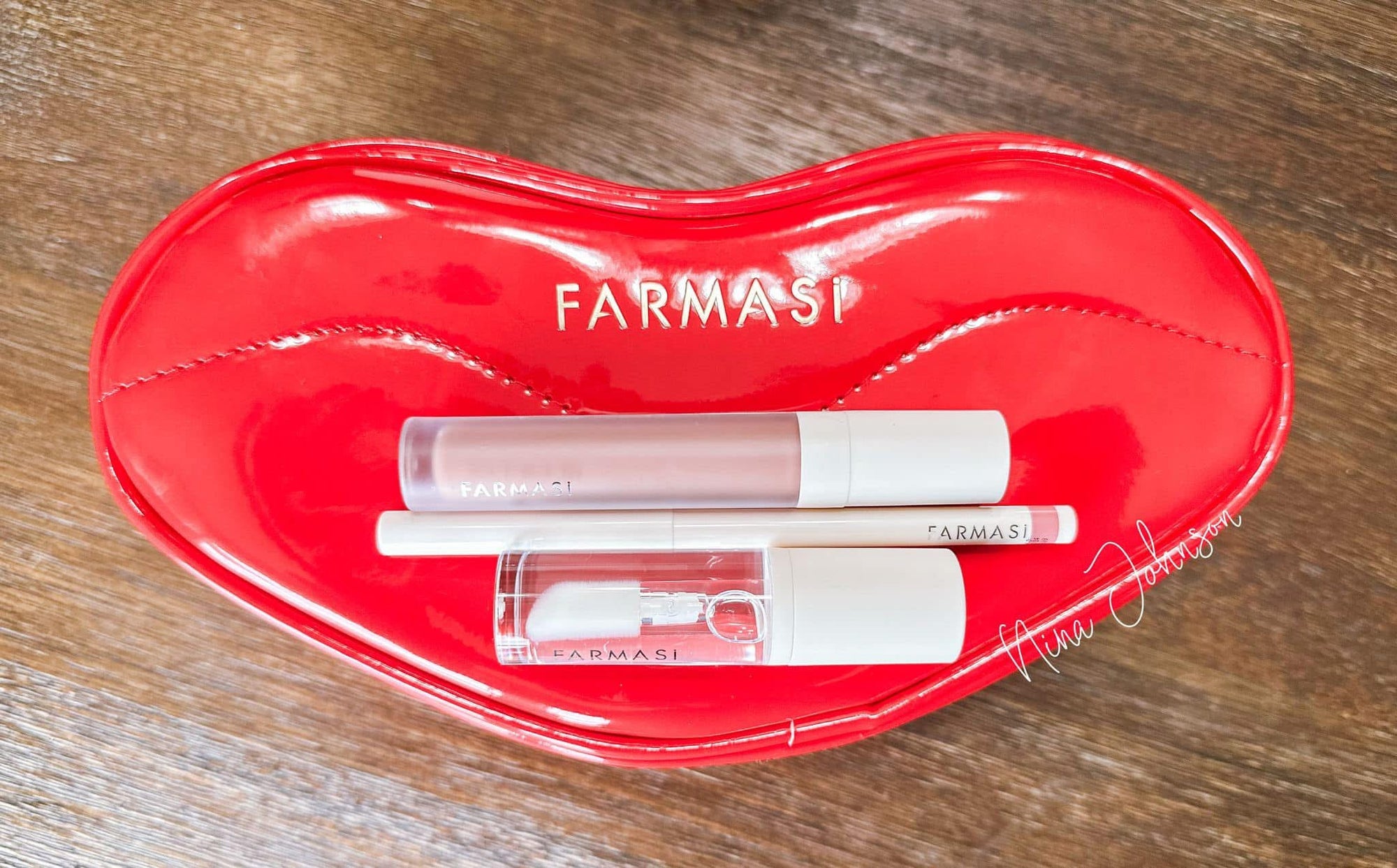 FARMASI red lip bag