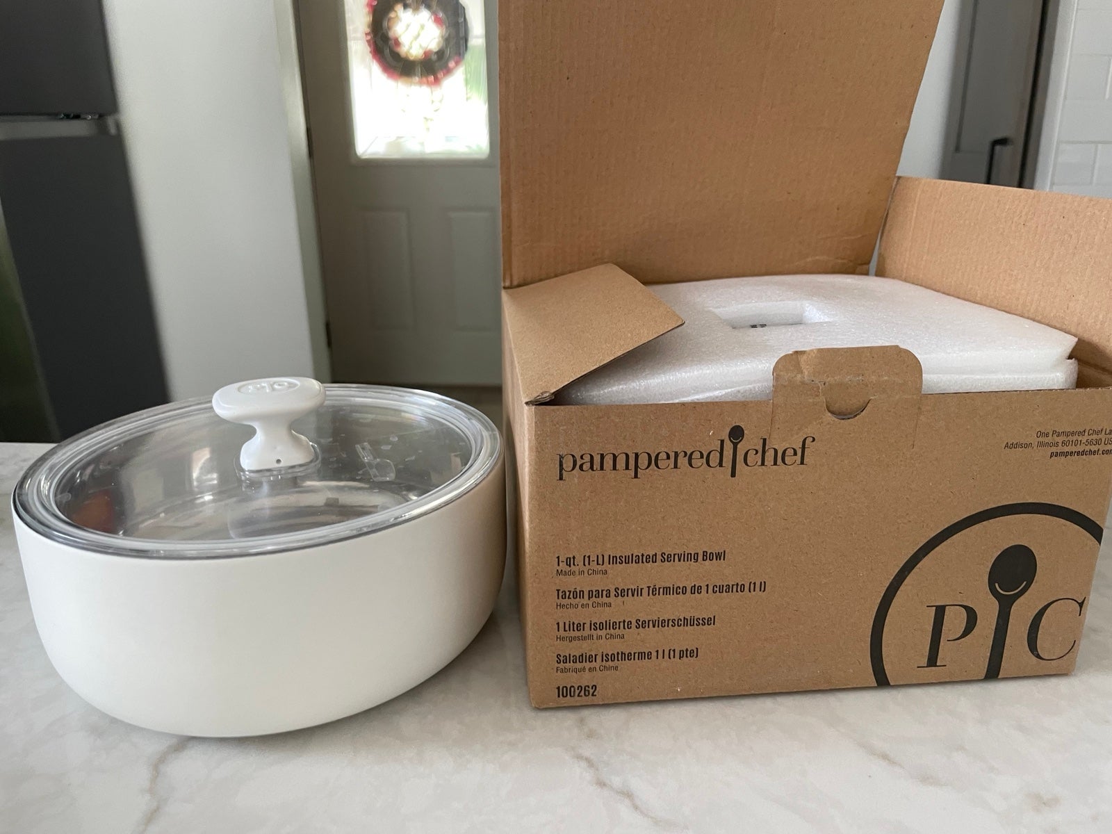 Pampered Chef Insulated Serving Bowls (2‑Piece Set)