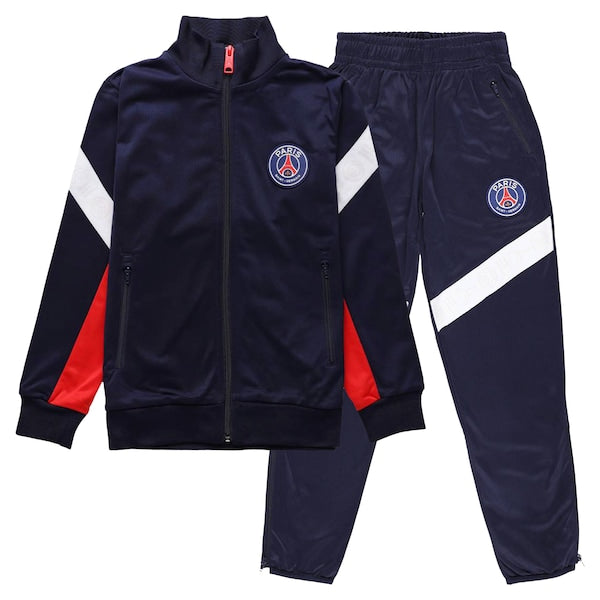 Boys 'PARIS' Sport Outfit Sets – Red/Gold/Blue – 5/6Y