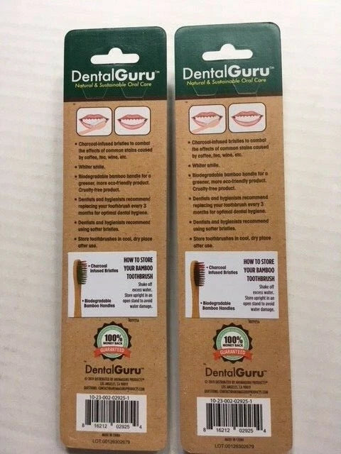 DENTAL GURU BAMBOO CHARCOAL TOOTHBRUSH