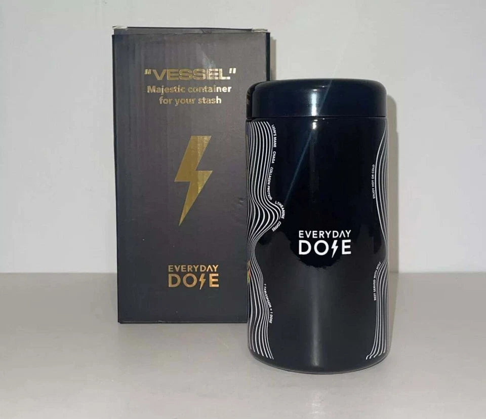 Everyday Dose Vessel Airtight Glass Container New NIB