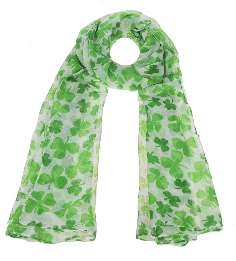 Ganz E9 St Patrick Women's 27x70in Shamrock Scarf
